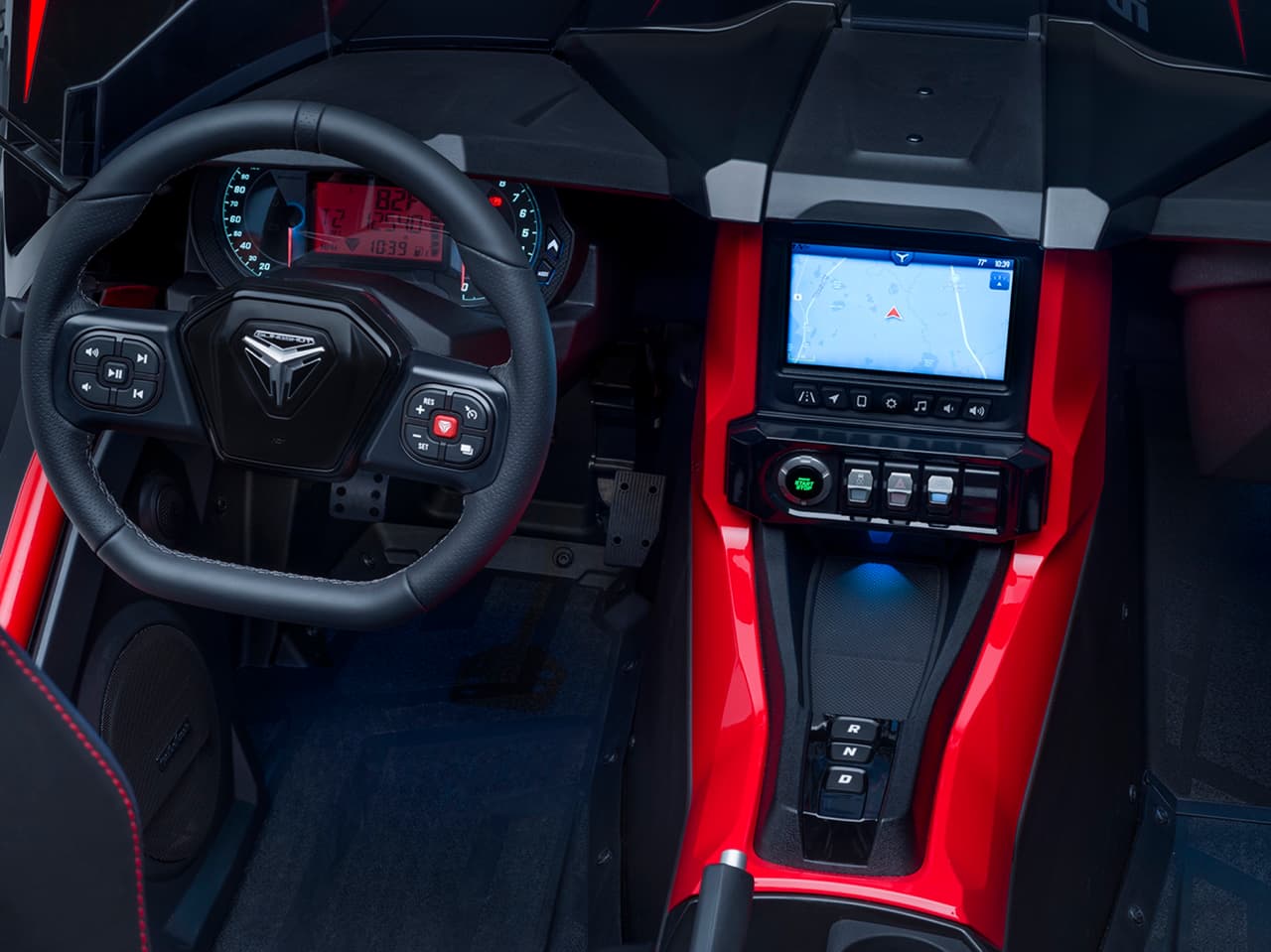 Por dentro, la cabina fue completamente rediseñada tratando de reflejar un interior tan especial como el exterior del vehículo.