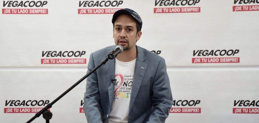 Lin-Manuel Miranda con una cargada agenda en Puerto Rico