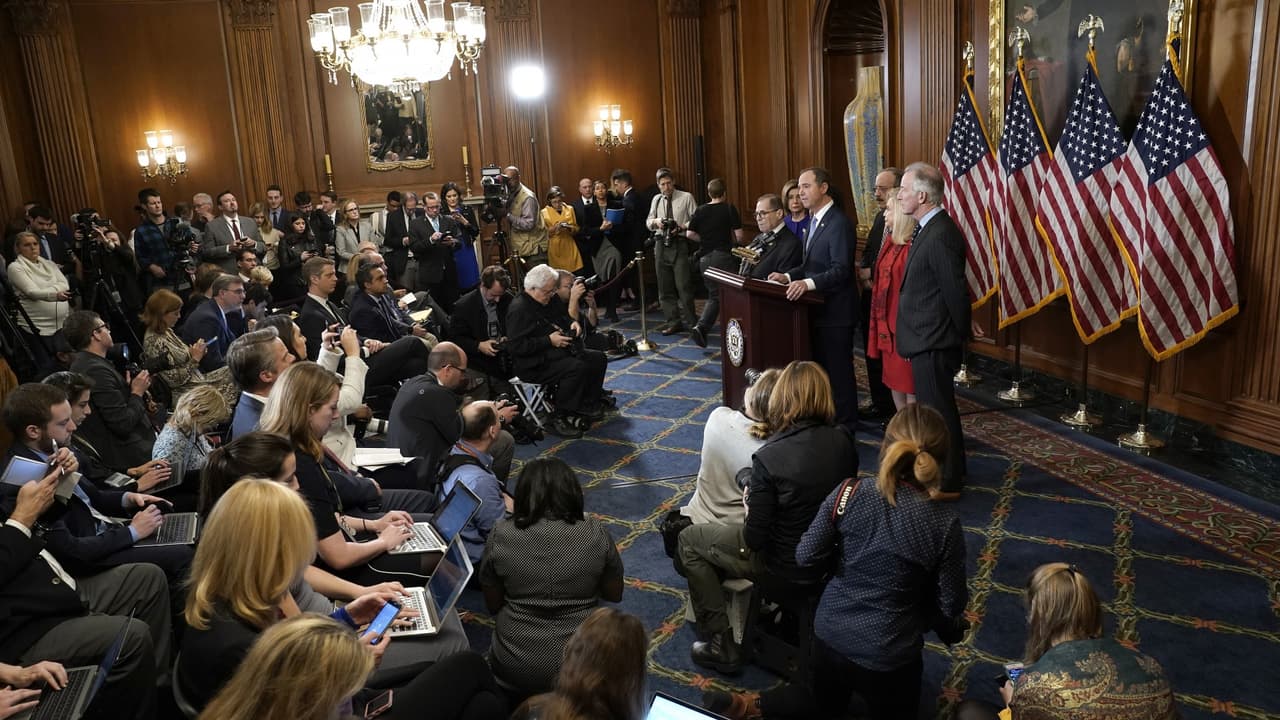 Demócratas de la Cámara de Representantes anuncian dos artículos de ‘impeachment’ contra el presidente Trump