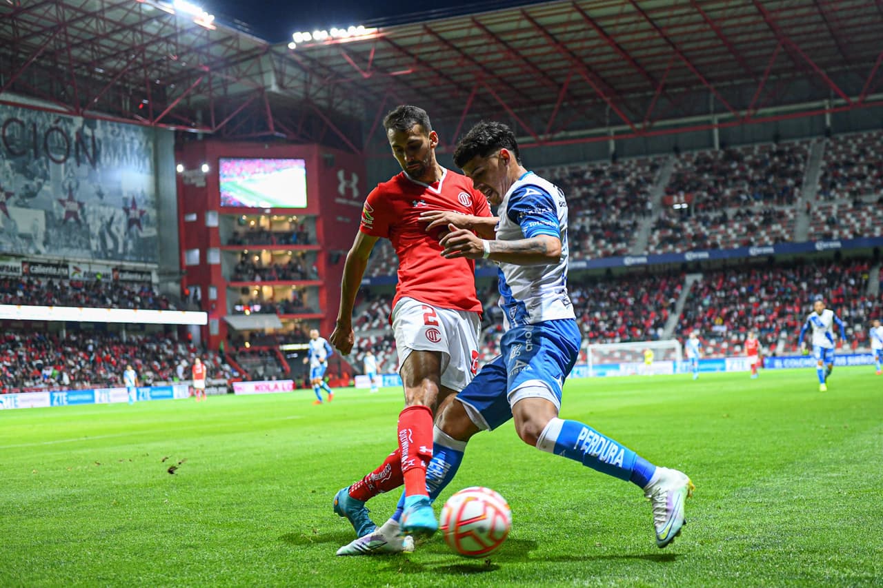 Toluca rescató el empate 1-1 ante Puebla en el Estadio Nemesio Diez en partido adelantado de la Jornada 16.