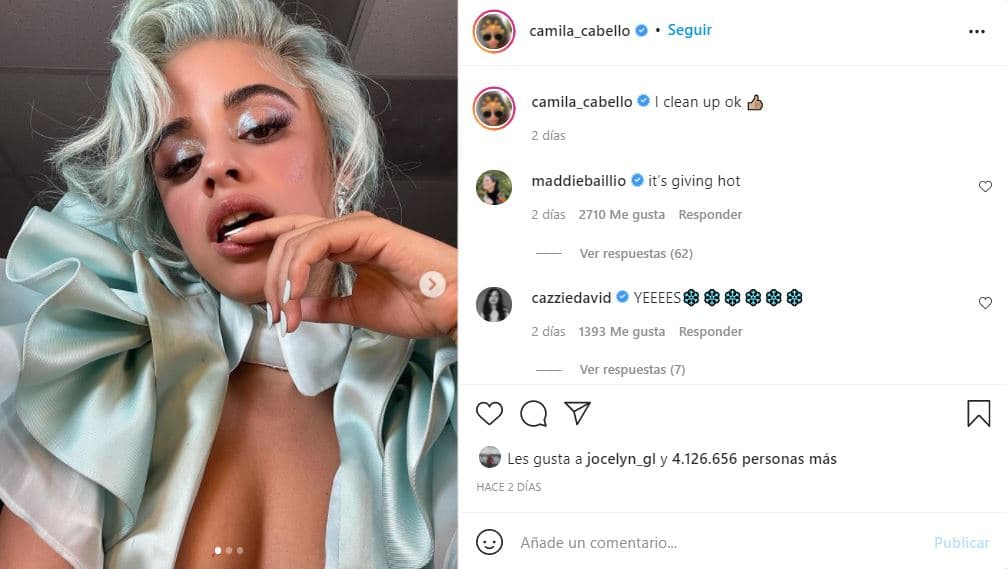 Camila Cabello nuevo look