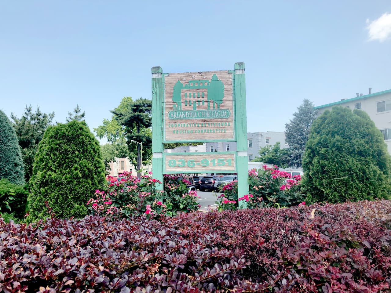 The apartment complex where Dina Martínez lives was built thanks to a loan they received from the city after neighbors fought for their right to affordable housing.