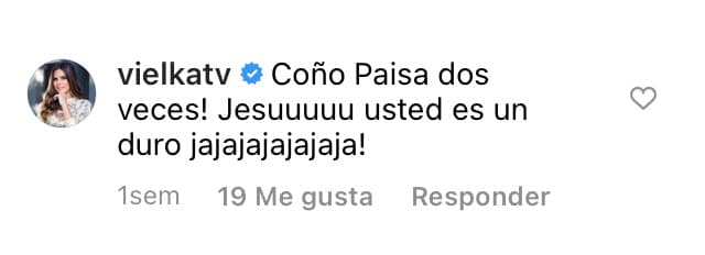 "Coño, 'paisa', ¡dos veces! Jesu', 
<b>usted es un duro</b> ja ja ja", le escribió. 
<br>