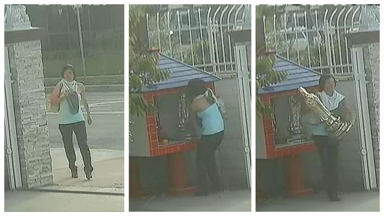 Arrestan a ladrona en serie de estatuas budistas