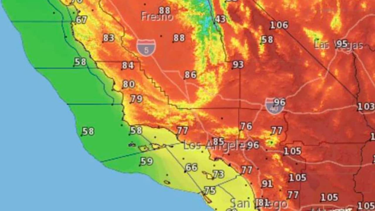 Anuncian nueva ola de calor con temperaturas sobre los 100 grados en el sur de California