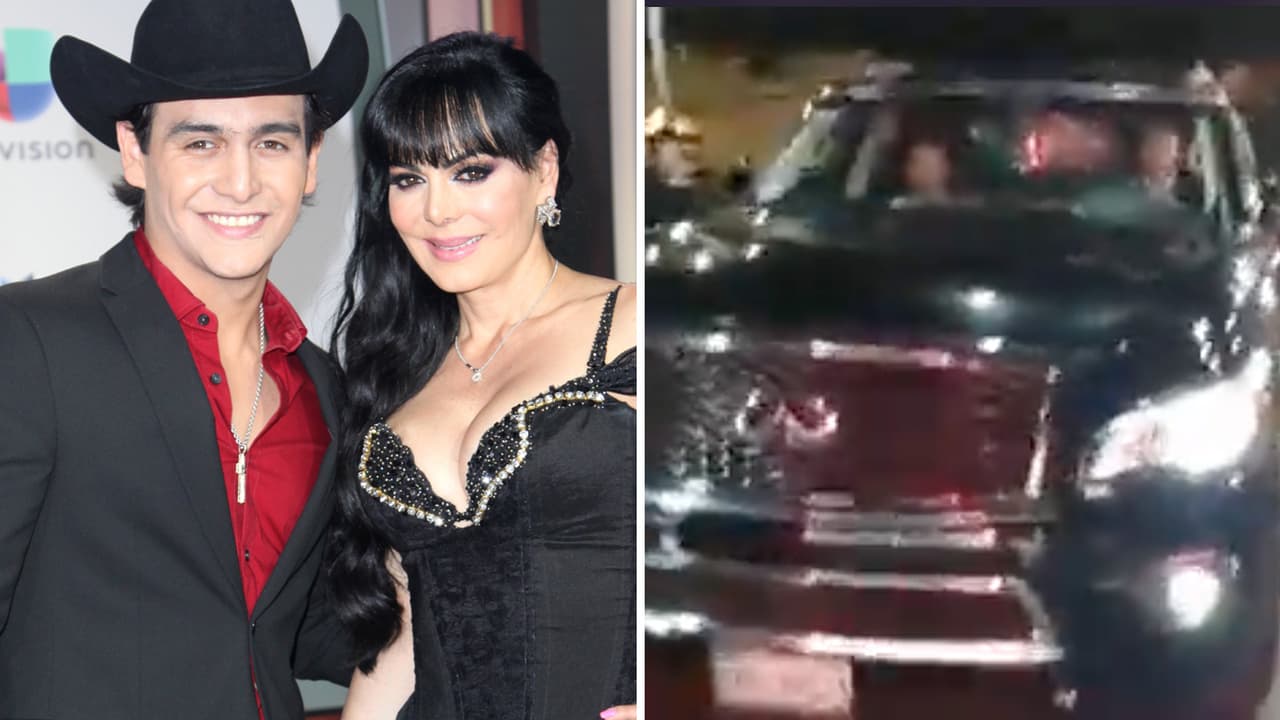 Muere Julián Figueroa: el momento en que la carroza fúnebre llegó a casa de Maribel Guardia