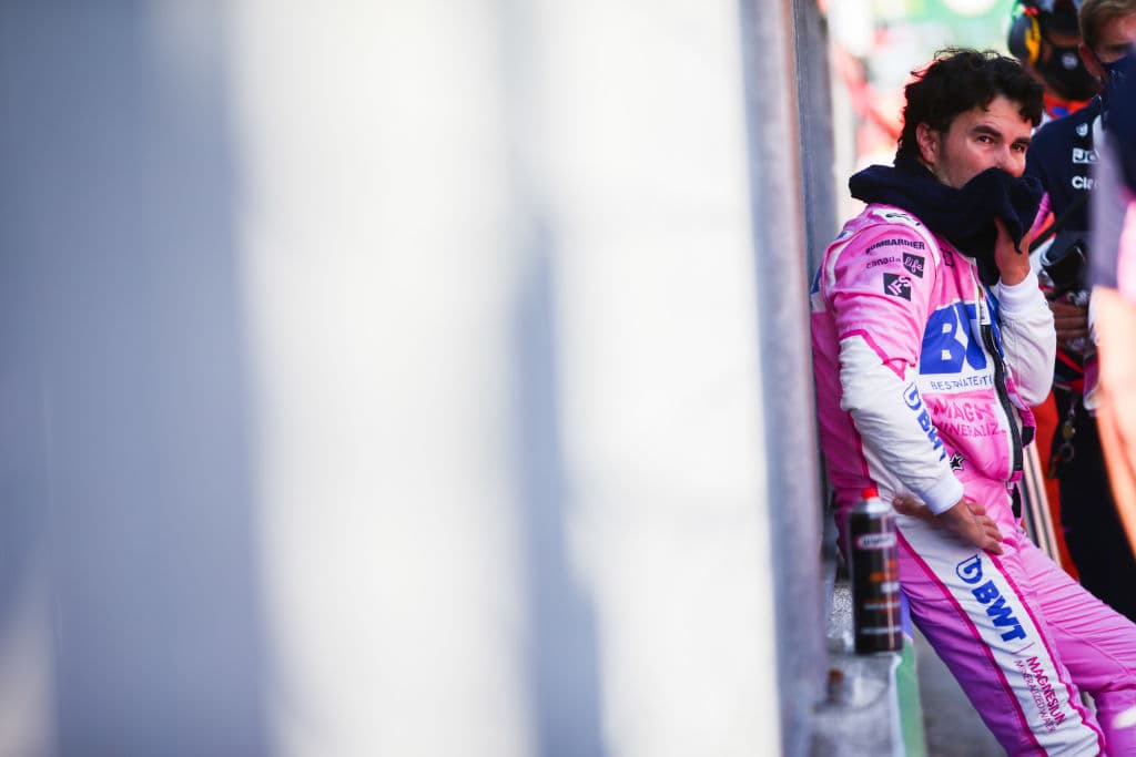 ‘Checo’ hizo lo que pudo y se colocó en la quinta posición durante la carrera.