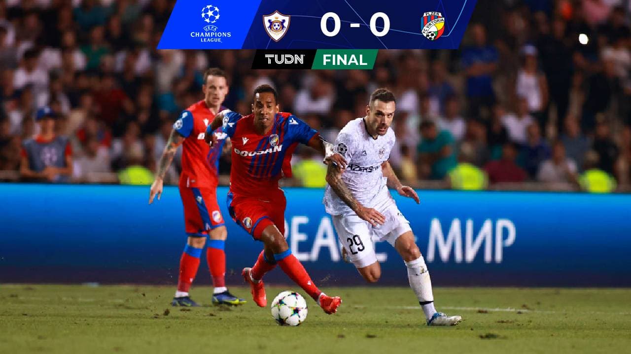 Qarabag cedió empate ante el Viktoria Plzen en playoffs de la Champions