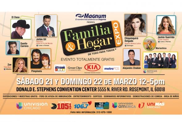 Acompáñanos a Familia y Hogar Expo! Un evento totalmente gratis donde encontraras información y diversión para toda la familia.