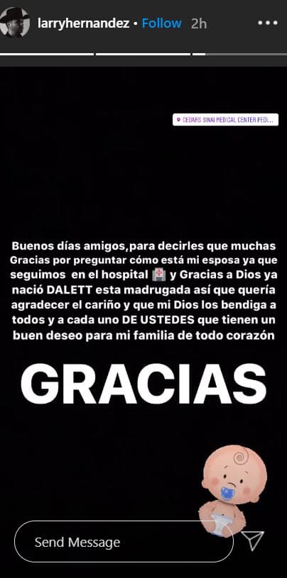 Sin dar mayores detalles, el intérprete de 'Ojalá que te va mal' agradeció por la preocupación y las muestras de cariño hacia su familia.
<br>