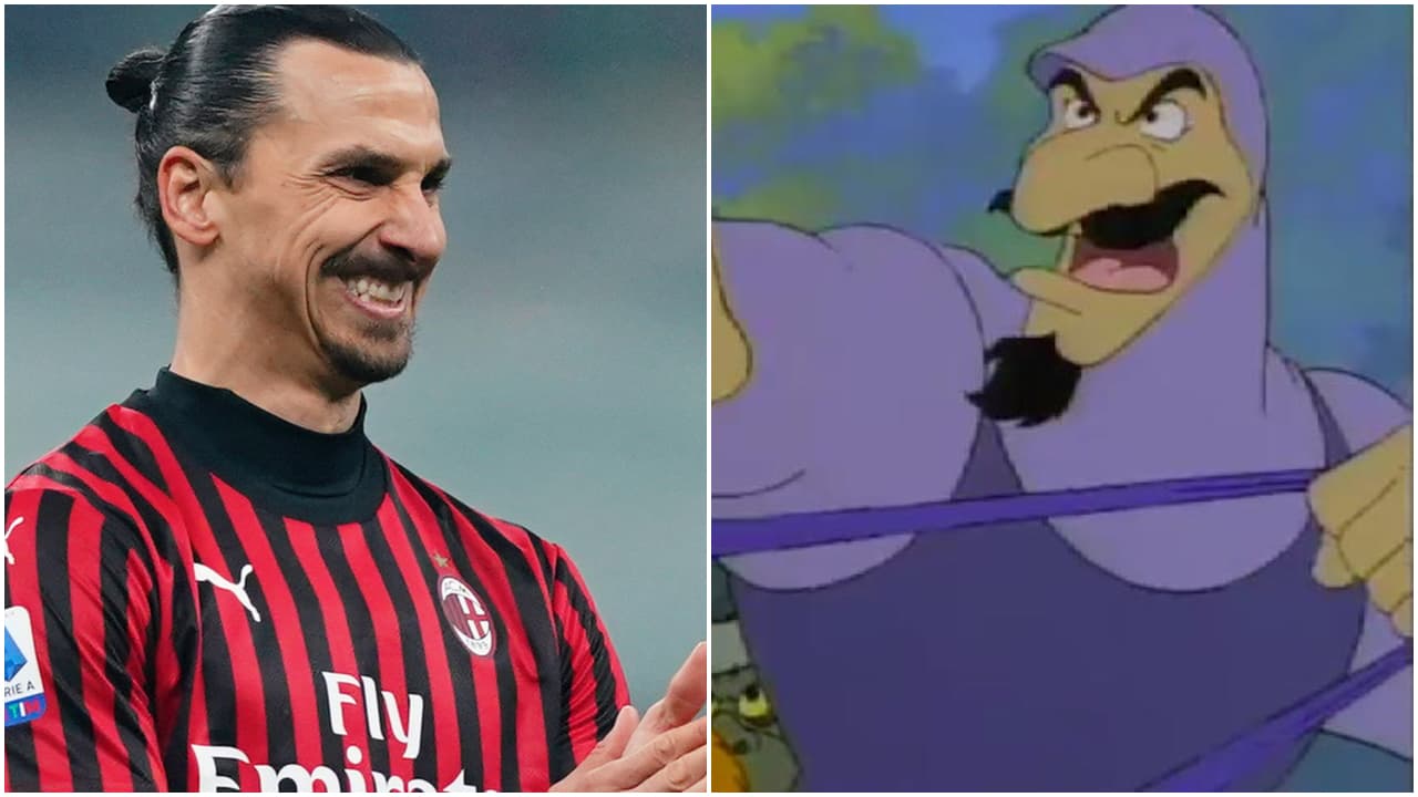 <b>Zlatan Ibrahimovic y Duke Sigmund Igthorn</b>
<br>El polémico e histórico delantero sueco y del AC Milan, Zlatan Ibrahimovic, tiene un gran parecido con el Duke Sigmund Igthorn, quien es el principal antagonista de la serie de televisión de Disney 1985-91 Adventures of the Gummi Bears. Especialmente en el 'look' de la barba y el rostro alargado, son muy similares.