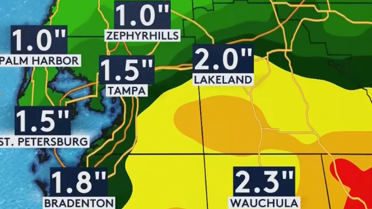 Sistema en el Golfo dejará mal tiempo en la Bahía de Tampa: cuándo lloverá más
