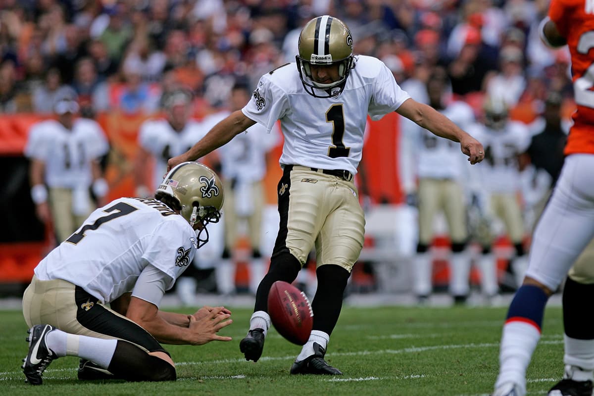 Justamente con los Saints fue el gol de campo más largo del argentino Martín Gramática, de 55 yardas contra los Philadelphia Eagles el 23 de diciembre de 2007.
