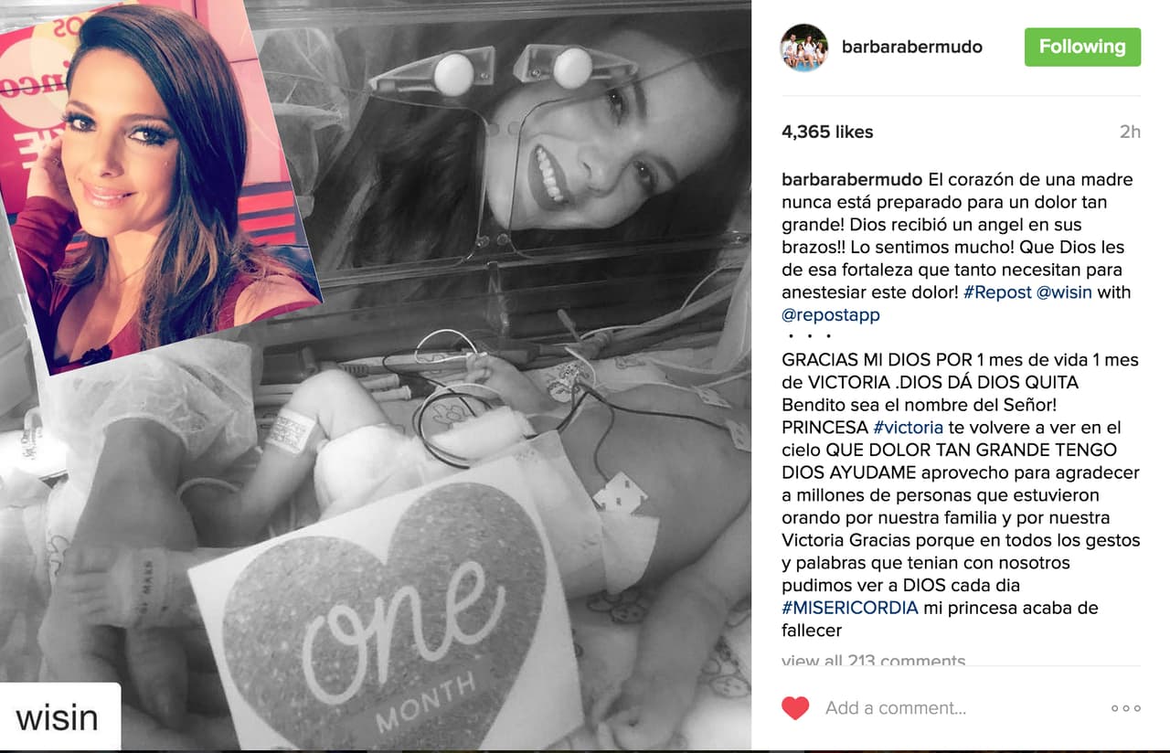 Bárbara tiene en sus pensamientos a Yomaira. "El dolor de una madre nunca está preparado para un dolor tan grande".