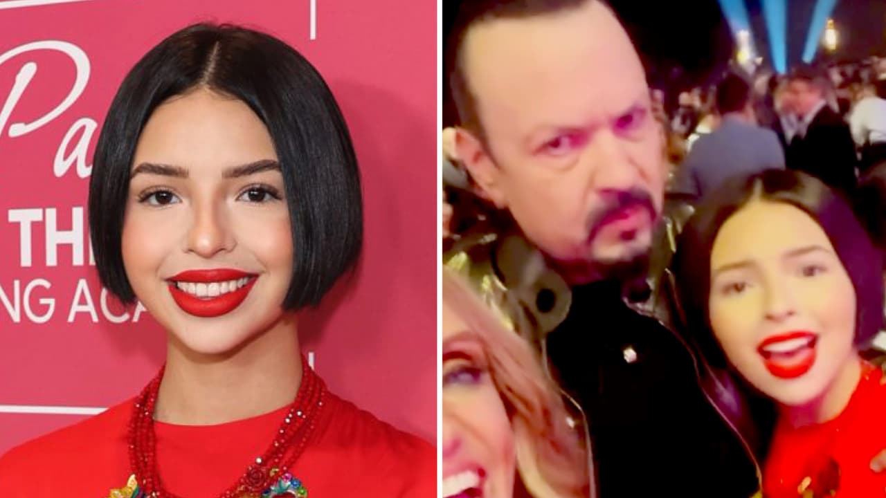 “Parezco monja”: Ángela le responde a su papá por criticar el vestido que usó previo a los Latin GRAMMY 2023