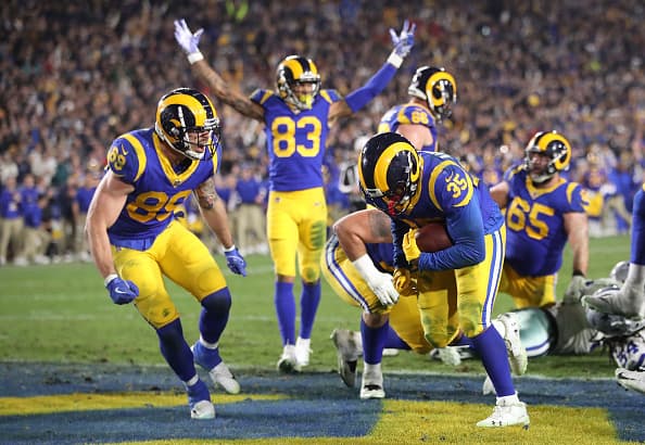 Los Angeles Rams esperan a su siguiente rival por el pase al Super Bowl. Será en Nueva Orleans si ganan los Saints o lo definirán en el Memorial Coliseum si ganan los Philadelphia Eagles.
