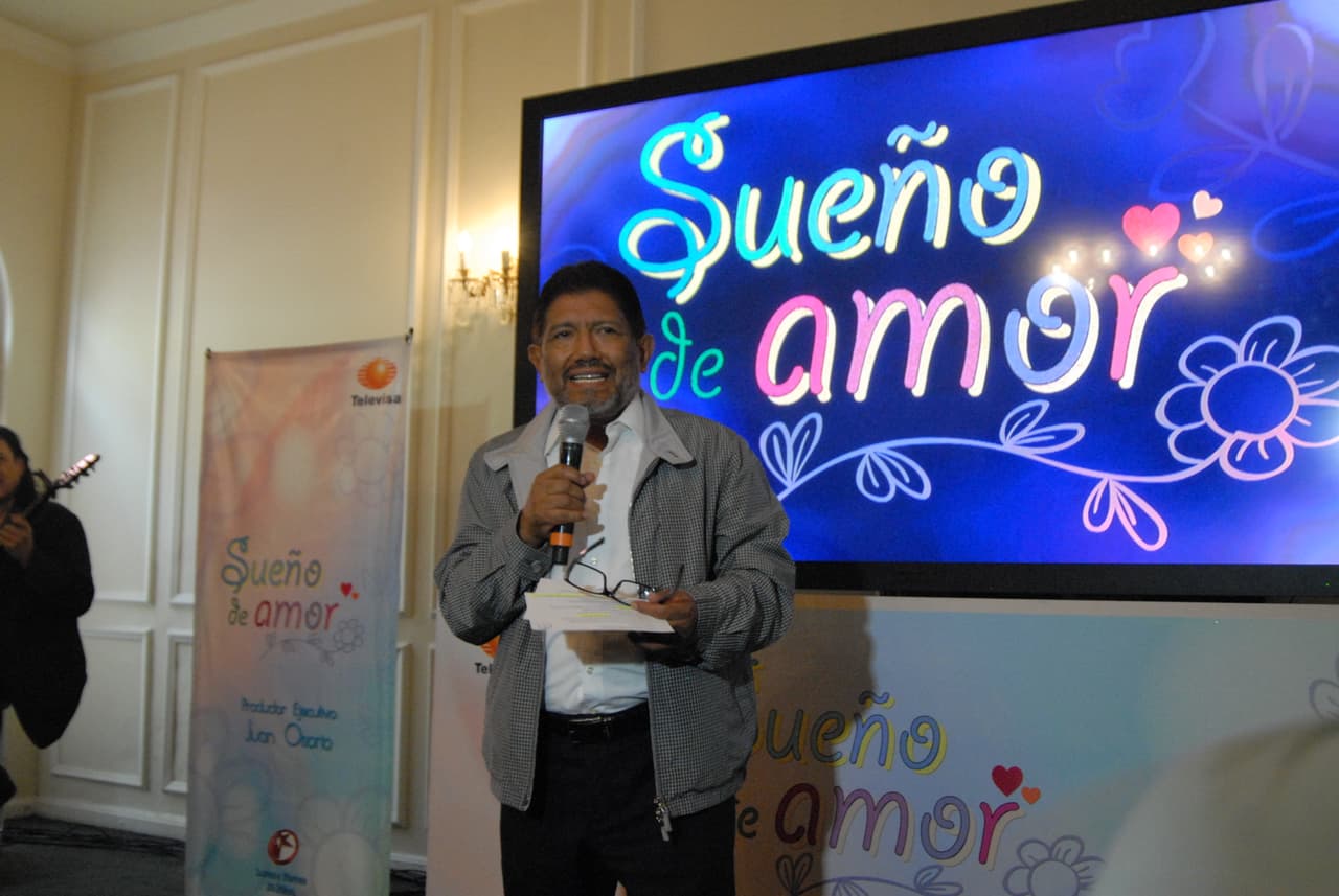 El productor Juan Osorio hizo la presentación oficial de su nueva novela que llevará por nombre ´Sueño de Amor´.