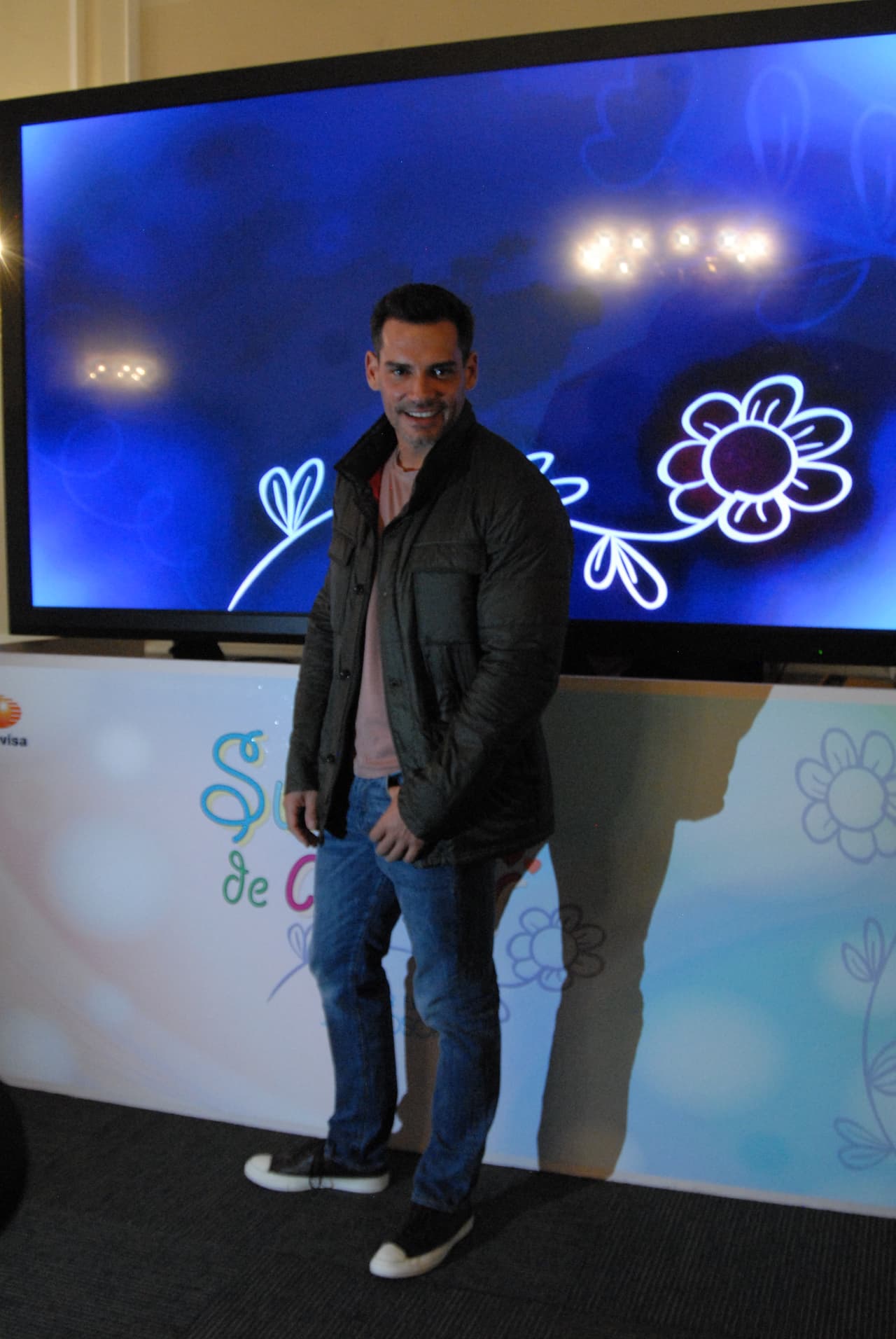 Vimos a un Cristián muy juvenil y contento.