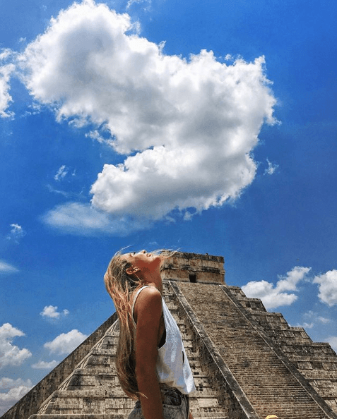 Jessica GoicoecheaLa supermodelo visitó a México y parece que encontró su rincón favorito en el mundo.