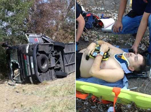 En septiembre de 2012 Poncho Lizárraga y su banda El Recodo sufrieron un aparatoso accidente cuando el camión en el que viajaban se volcó.