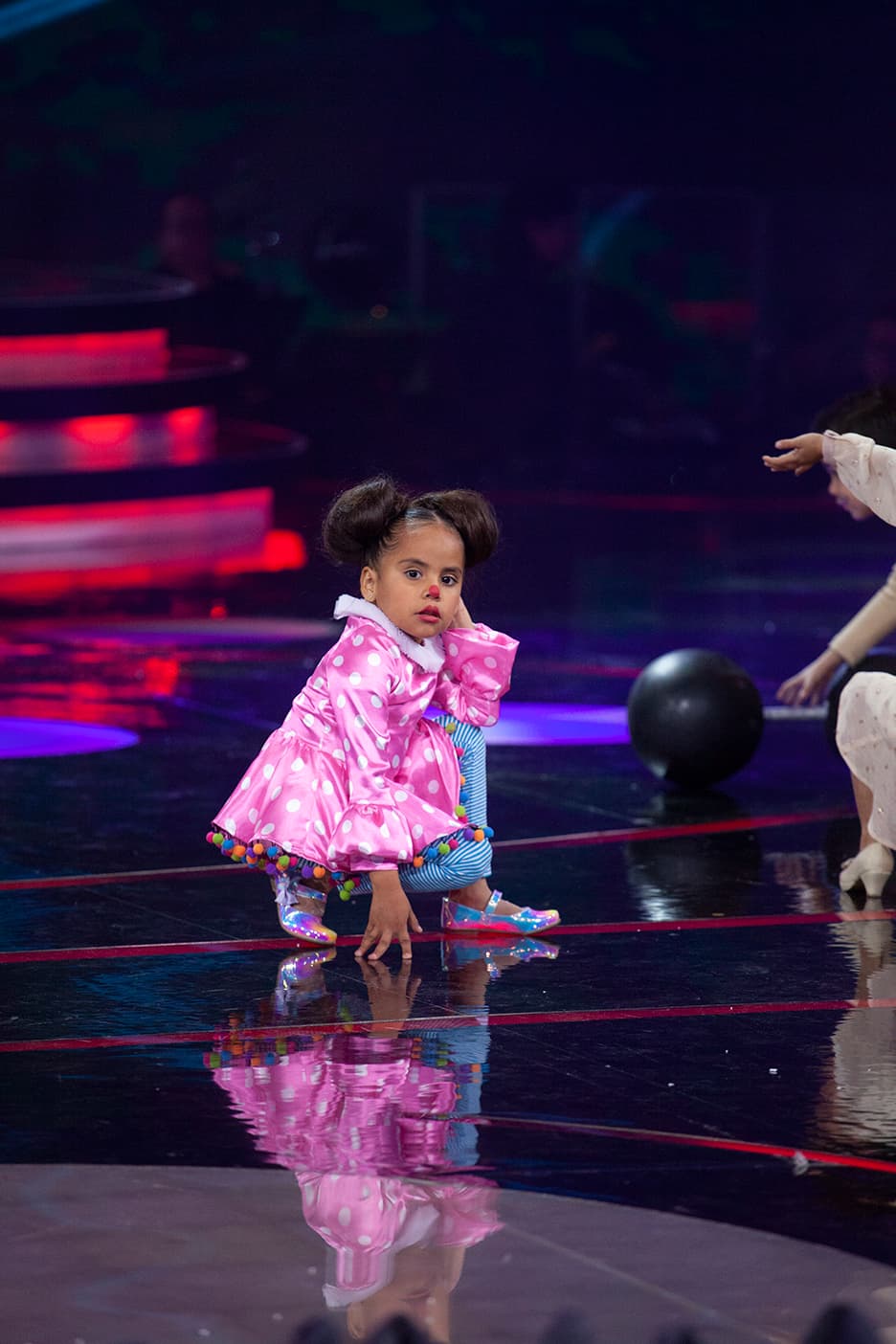 Desde su posición, la "Beba" observaba.
