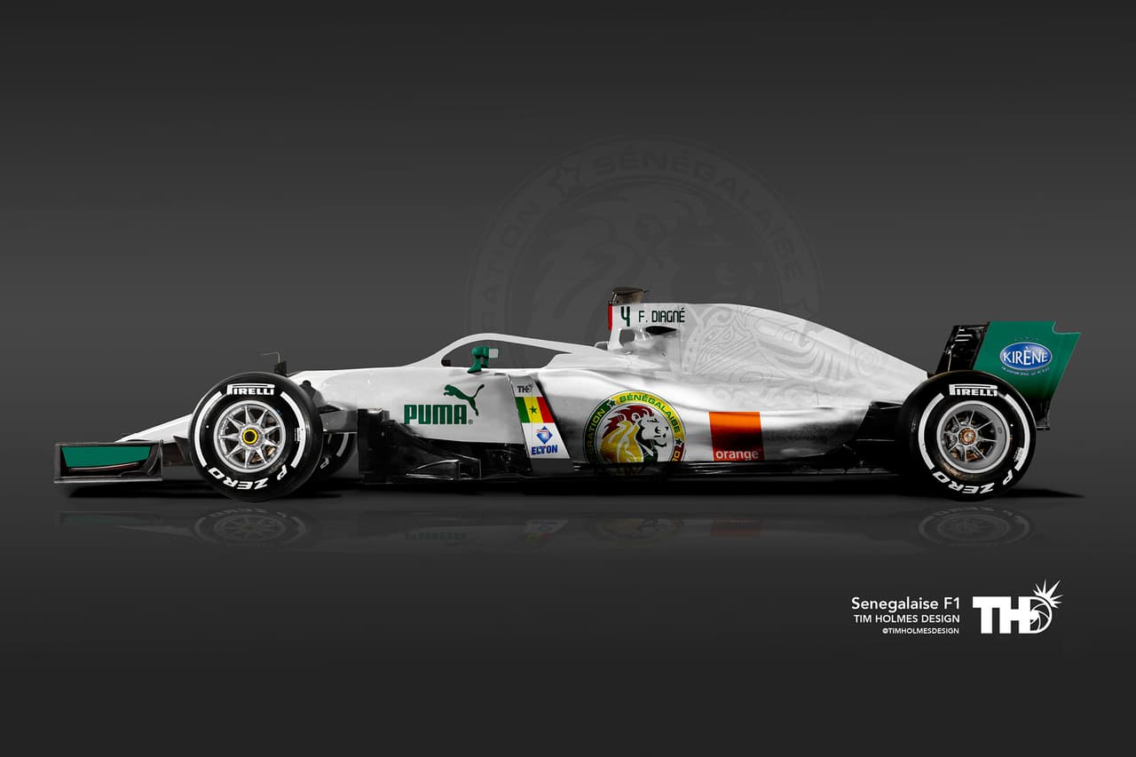 <b>Senegal</b>
<br>Blanco y verde, y no los colores de la bandera de Senegal, son los principales en este diseño. Estos tonos son los de la Federación Senegalesa de Fútbol.
<br>Jugador: N° 4 Fallou Diagné (defensa)