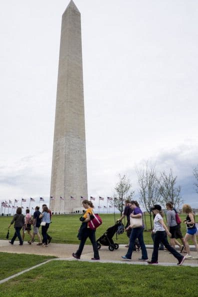 Y desde lo alto pueden observar el panorama de la capital de la nación.