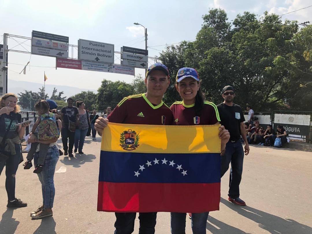 Zully Solano y Paul Pernía.