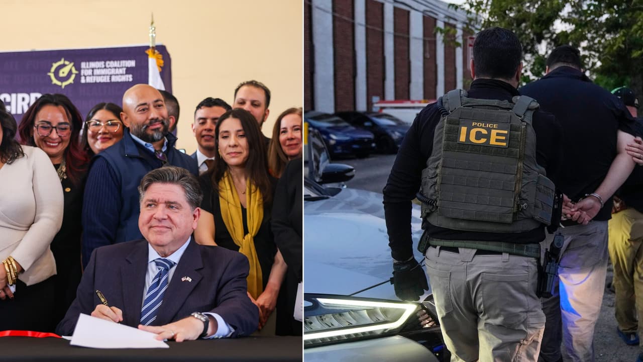 Pritzker firma ley que busca proteger a migrantes en Illinois: estos son los puntos claves