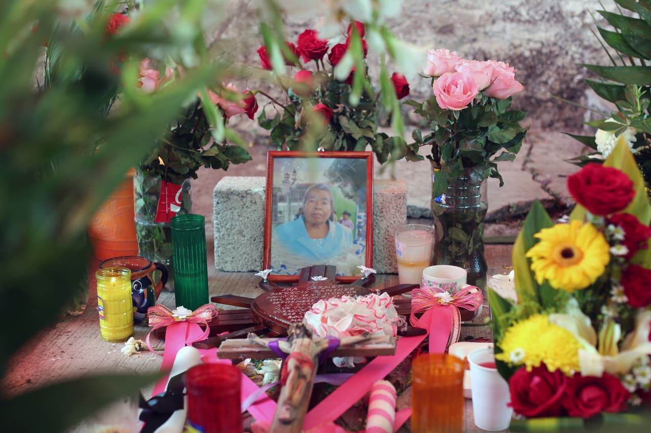 Carmen Merecis Ramírez tenía 73 años y asistió al bautizó que se celebraba al mediodía del martes en la iglesia de Atzala para acompañar a su hija y a su yerno, que eran los padrinos.