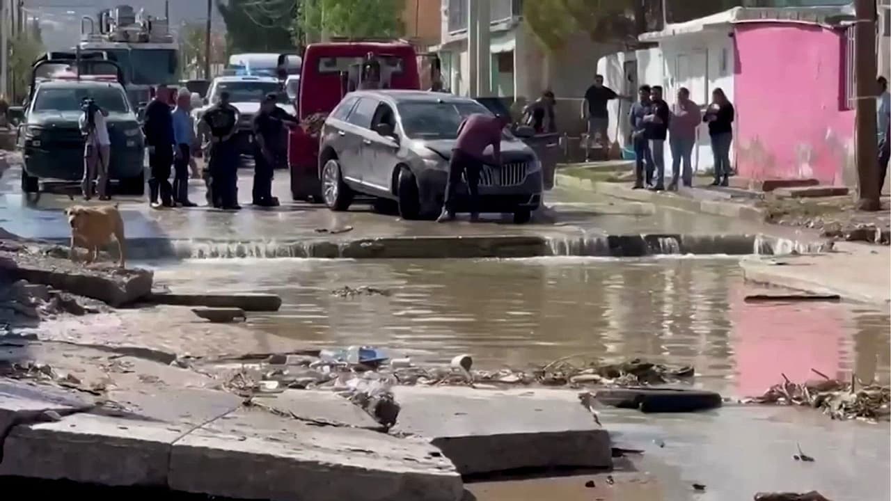 Lluvias en Chihuahua, México, arrastraron a un hombre por el río Bravo hasta Estados Unidos: Así fue su rescate