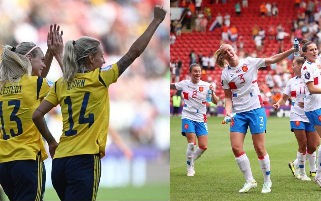 Suecia y Países Bajos golearon y avanzaron a Cuartos en la Euro Femenil