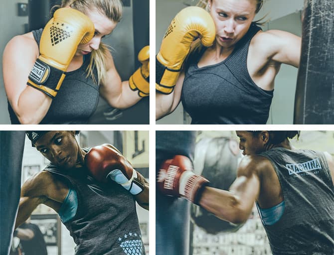 Cada vez es más común encontrar un par de guantes de boxeo en las carteras de las mujeres.