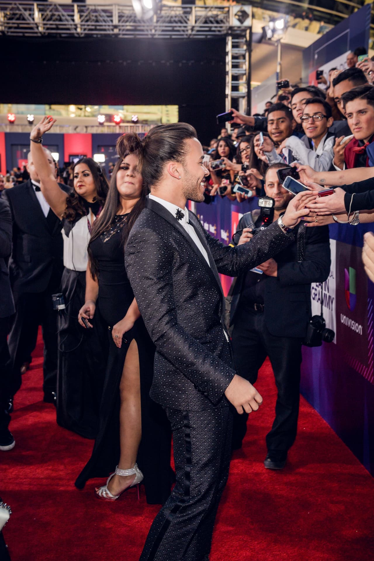 ¡Sin duda todos querían saludarlo!