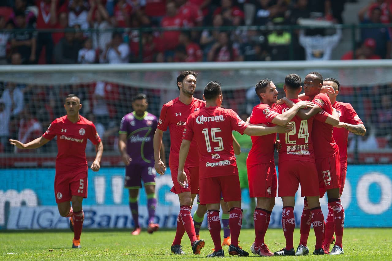 Toluca llegó a 36 puntos gracias a 11 partidos ganados y tres empates en 16 partidos disputados.