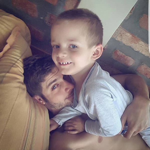 Horacio Pancheri también tiene un hijo encantador que se ha robado el corazón de sus fans.