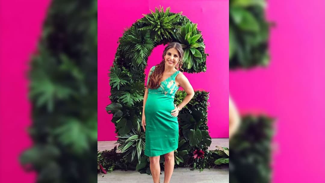 Michelle Renaud está a nada de convertirse en mamá