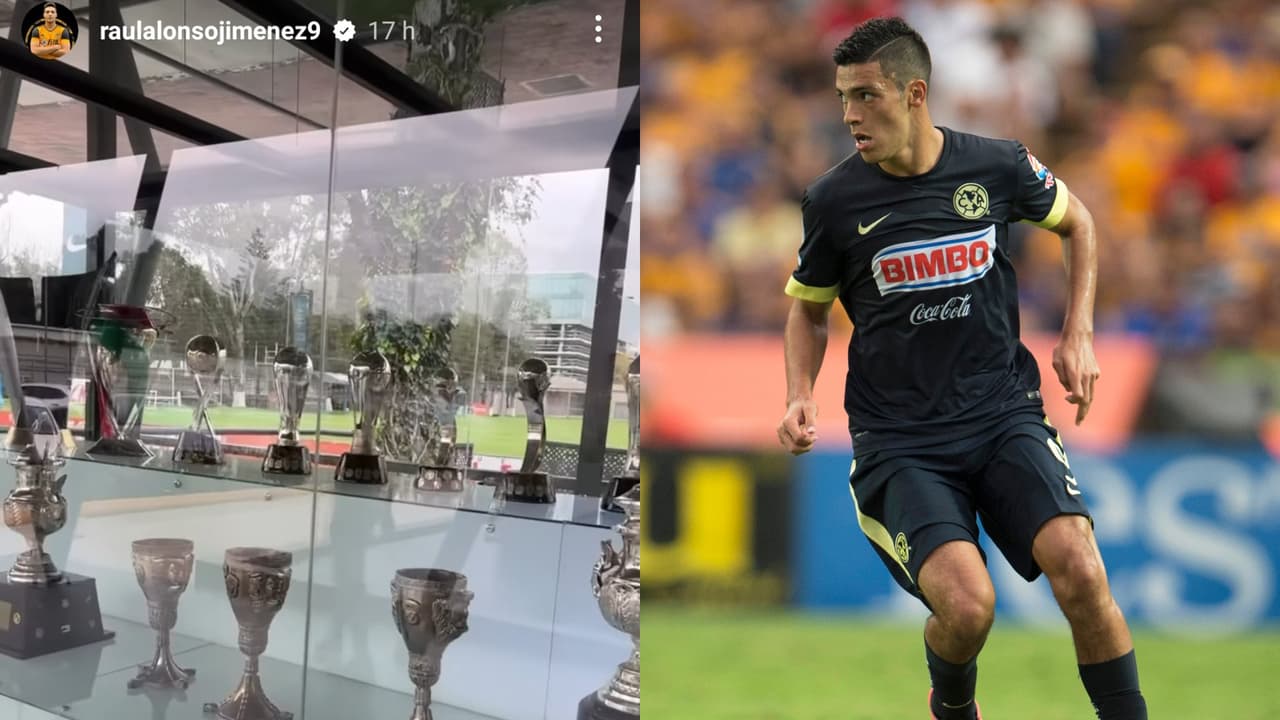 América: Raúl Jiménez regresa a Coapa y visita a las Águilas