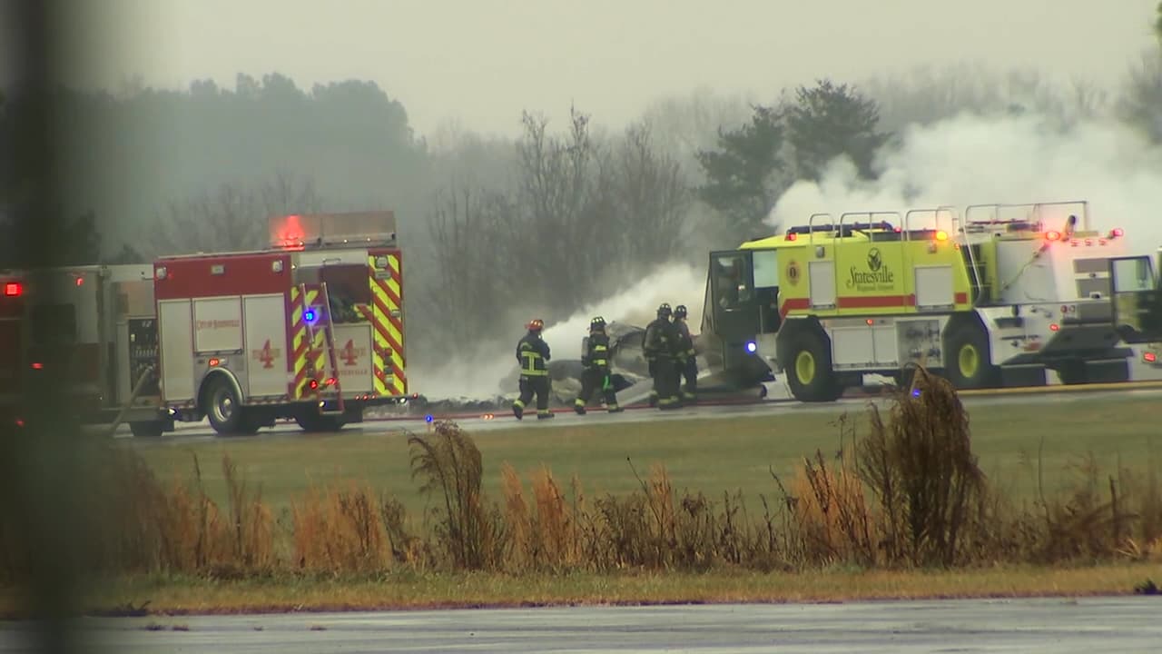 Avión privado se estrella al aterrizar en Carolina del Norte y deja seis víctimas mortales