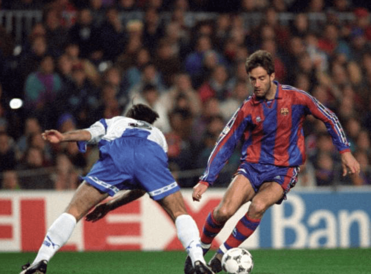 Mehmed Kodro: llegó a la Liga en los 90 y rápidamente se convirtió en uno de los mejores delanteros del campeonato. Sin embargo, su estilo desgarbado no cuajó en Barcelona y empezó una cuesta abajo que le llevó al Tenerife y el Alavés