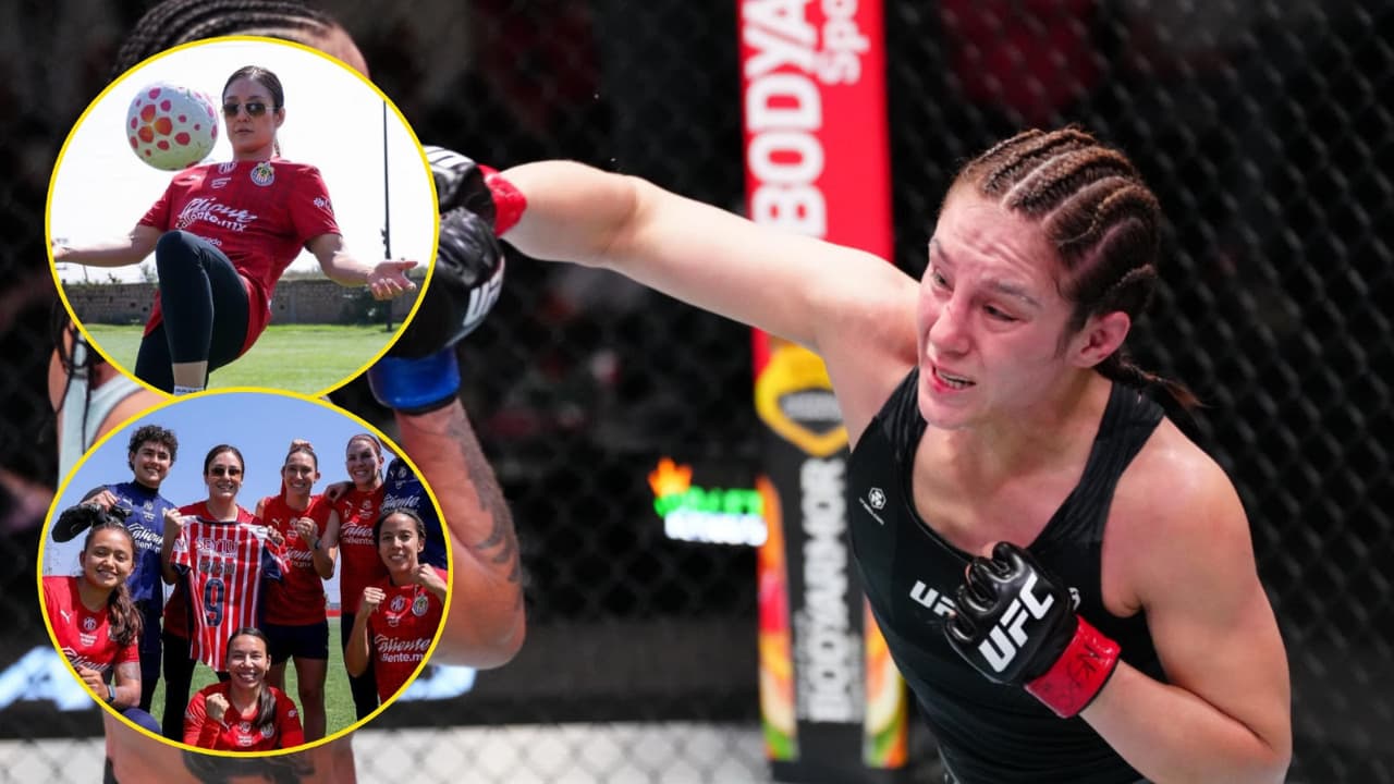Alexa Grasso convive con jugadoras de Chivas Femenil tras su victoria en UFC