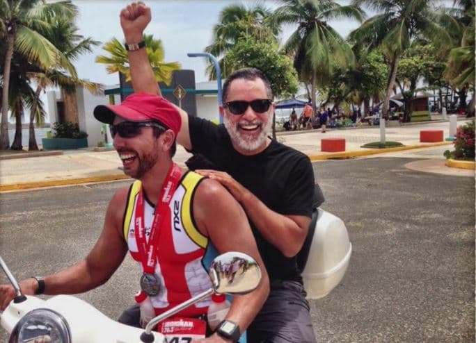 El día en que 'Kiko' pudo completar el tramo que no hizo en el IronMan 70.3 en San Juan por haber sido herido de bala.