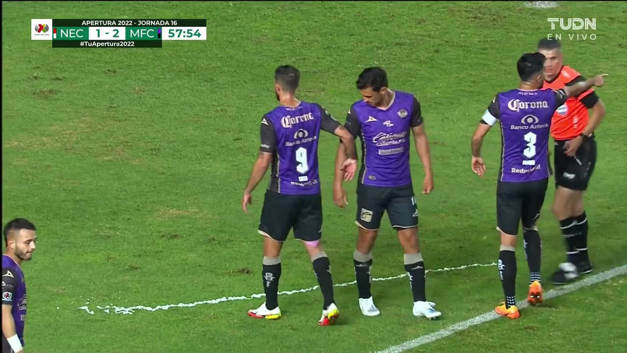 ¡GOL!  anota para Necaxa. Facundo Batista