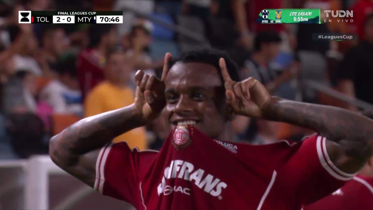 ¡SEGUNDO DEL TOLUCA! Contragolpe letal y Helinho no desaprovecha el rebote de Andrada