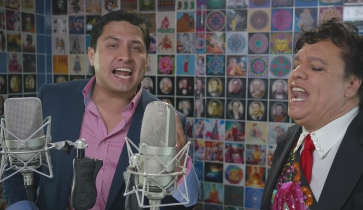 La fiesta se armó en grande durante la grabación de este tema.