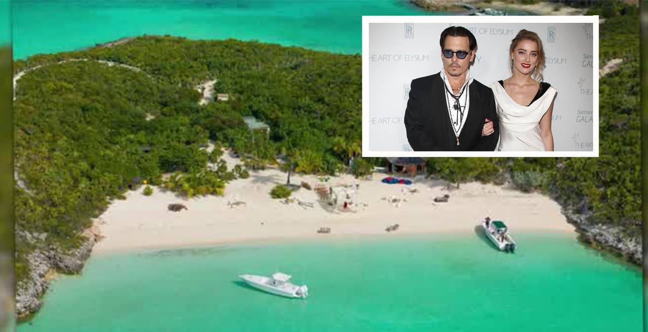Johnny Depp y Amber Heard se casaron de nuevo en la isla privada del actor