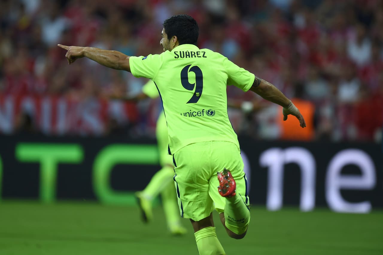 El uruguayo Luis Suárez también es otro de los compañeros de Messi que tiene un lugar en esta colección.