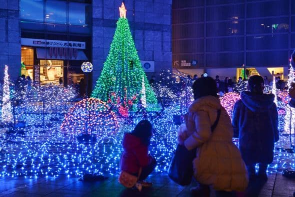 Esta sin duda es una de las decoraciones más entusiasta para la época navideña.