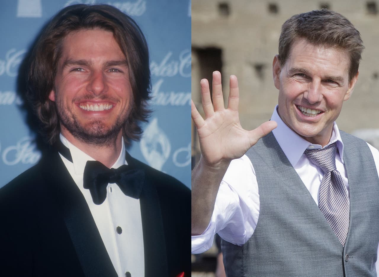 Aunque conoció la fama a finales de los 80, la siguiente fue una década particularmente productiva para Tom Cruise, quien filmó 'Entrevista con el vampiro', 'Misión imposible', 'Jerry Maguire' y 'Magnolia'. Actualmente tiene 58 años y está trabajando en la secuela de 'Top Gun'.