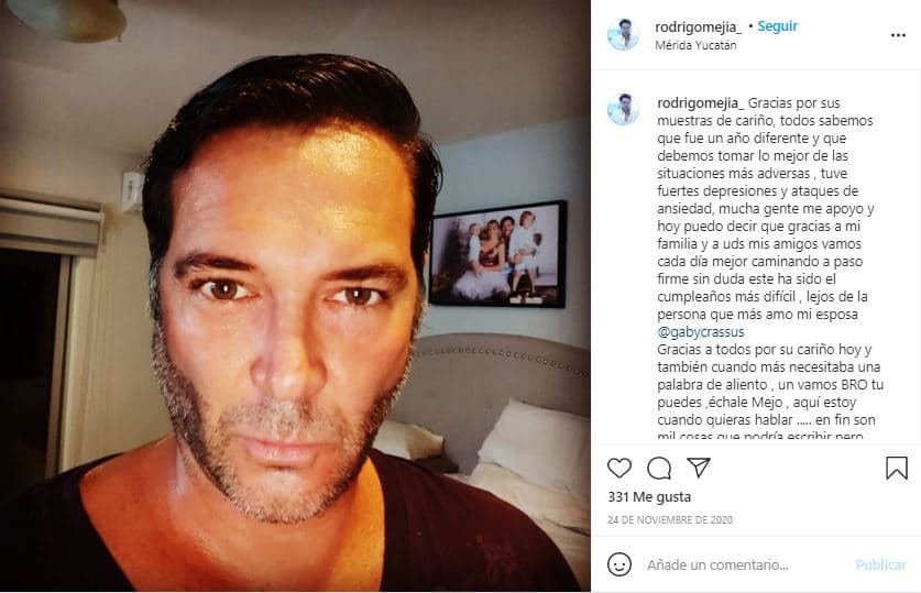 Poco antes de que arrancara el último mes de 2020, el actor volvió a Instagram para dejar un mensaje de agradecimiento para sus seguidores.